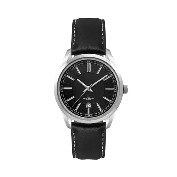 33MM, SILVER METAL CASE, 3-HAND MVT, DTE