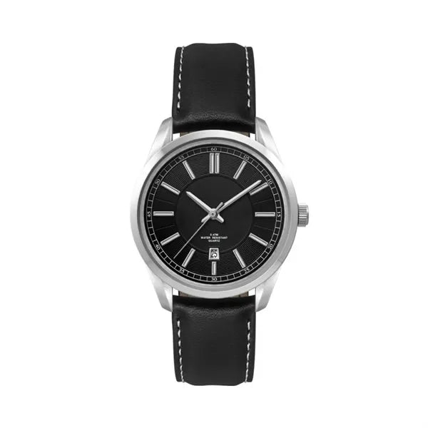 33MM, SILVER METAL CASE, 3-HAND MVT, DTE