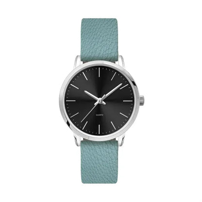 30.5MM, SILVER METAL CASE, 3-HAND MVT