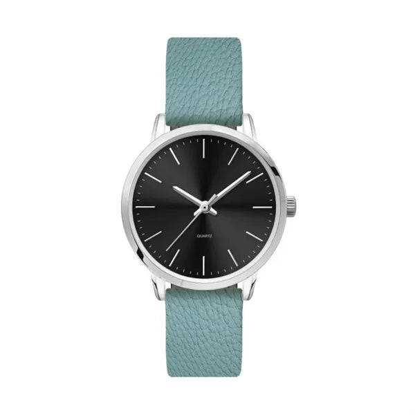 30.5MM, SILVER METAL CASE, 3-HAND MVT