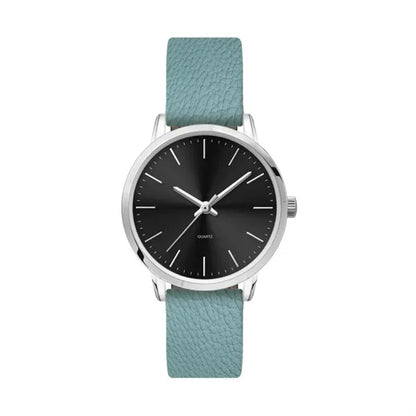 30.5MM, SILVER METAL CASE, 3-HAND MVT