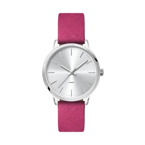 30.5MM, SILVER METAL CASE, 3-HAND MVT