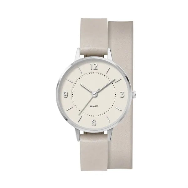 34MM, SILVER METAL CASE, 3-HAND MVT