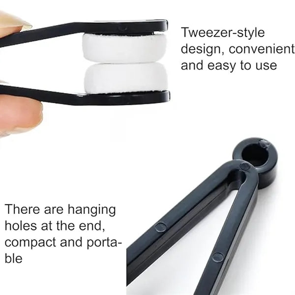 Mini Microfiber Glasses Cleaner Clip
