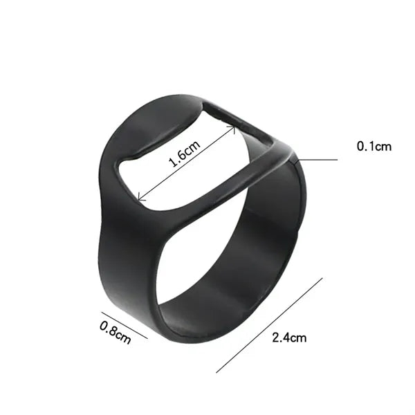 Stainless Steel Bottle Opener Ring