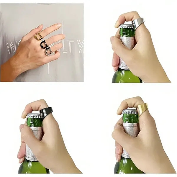 Stainless Steel Bottle Opener Ring