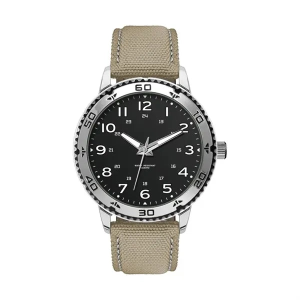 46MM, SILVER METAL CASE, 3-HAND MVT