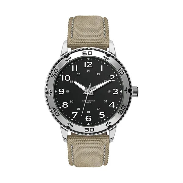 46MM, SILVER METAL CASE, 3-HAND MVT