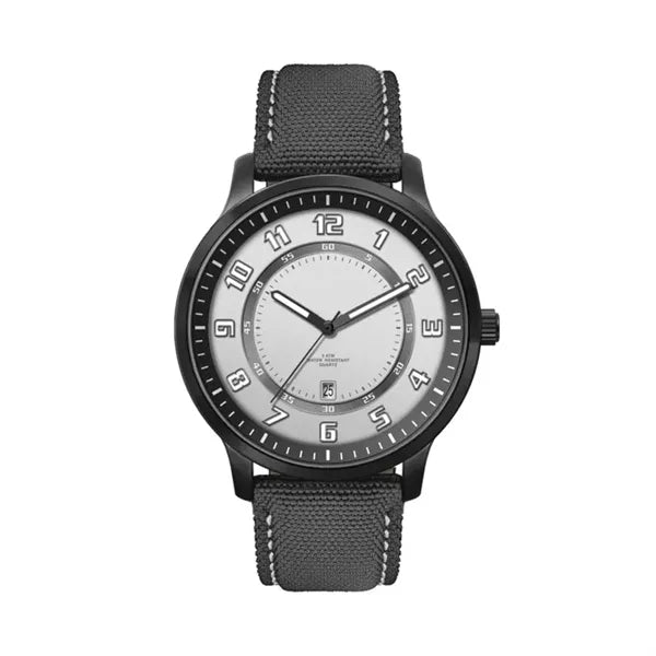 45MM, BLACK METAL CASE, 3-HAND MVT, DTE