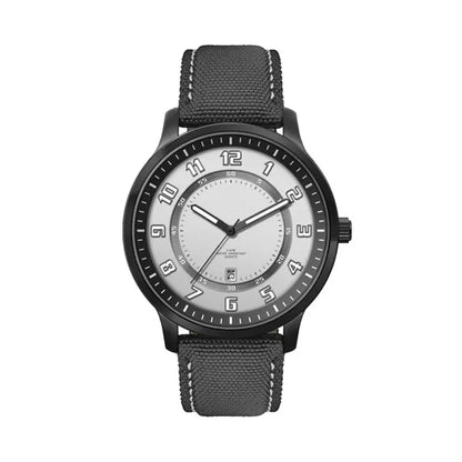 45MM, BLACK METAL CASE, 3-HAND MVT, DTE