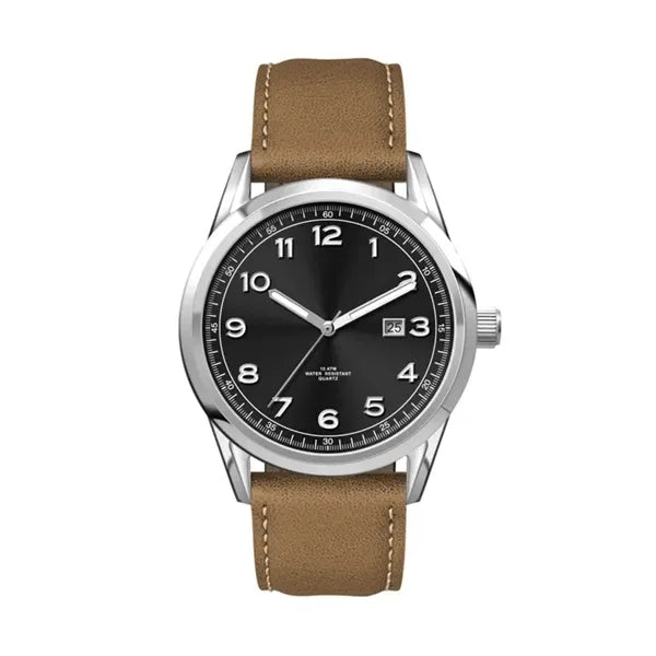 42MM SS, SILVER CASE, 3-HAND MVT, DTE