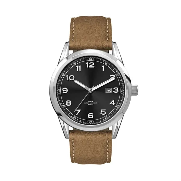 42MM SS, SILVER CASE, 3-HAND MVT, DTE