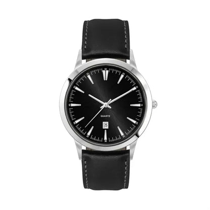 43MM SS SILVER CASE, 3-HAND MVT, DTE