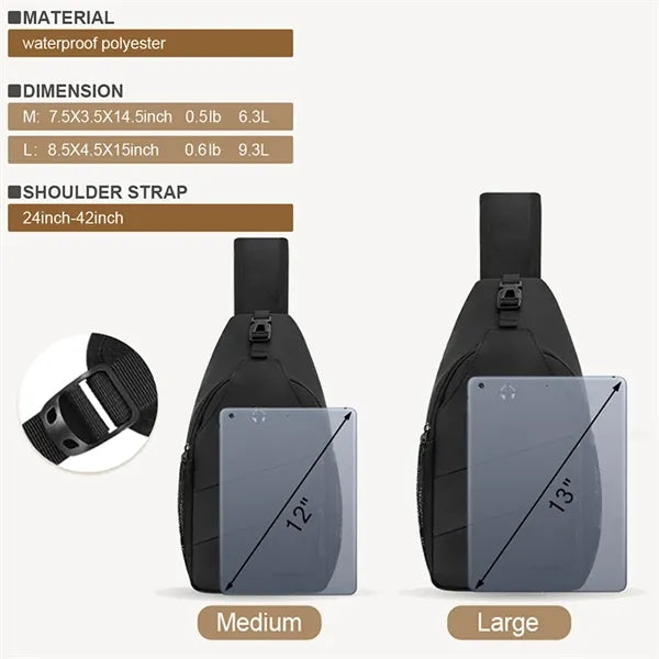 Shoulder Strap Trendy Sling Crossbody Chest Bags