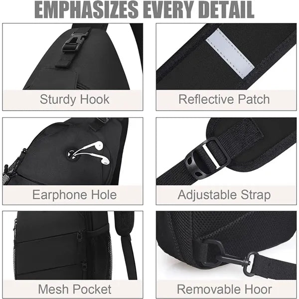 Shoulder Strap Trendy Sling Crossbody Chest Bags