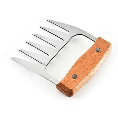 Wood Handle Meat Shredder Claws For BBQ