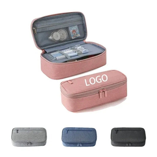 Large Capacity Multifunctional Pencil Case With Compartments