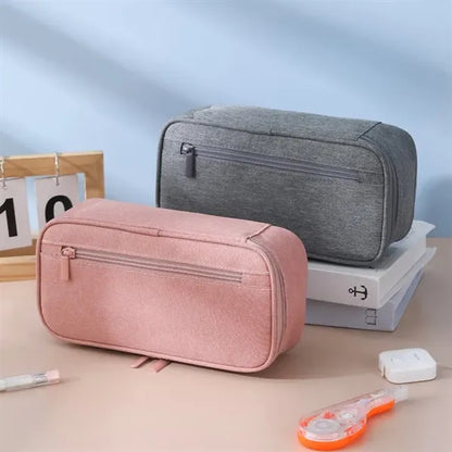 Large Capacity Multifunctional Pencil Case With Compartments