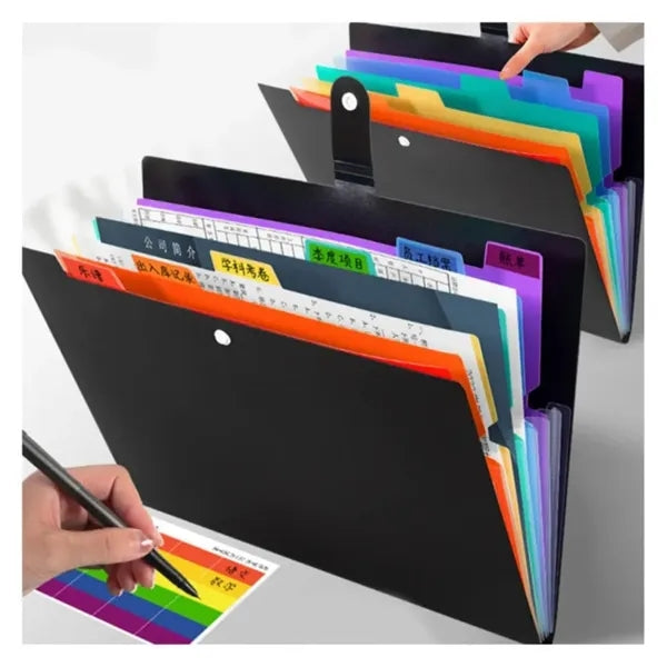 7-pocket Document Organizers.