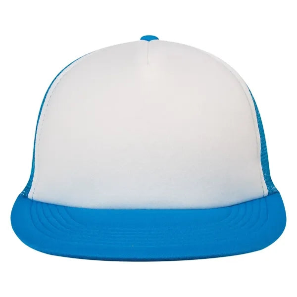 FLAT BILL TRUCKER CAP