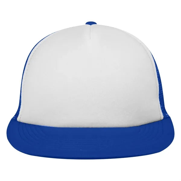 FLAT BILL TRUCKER CAP