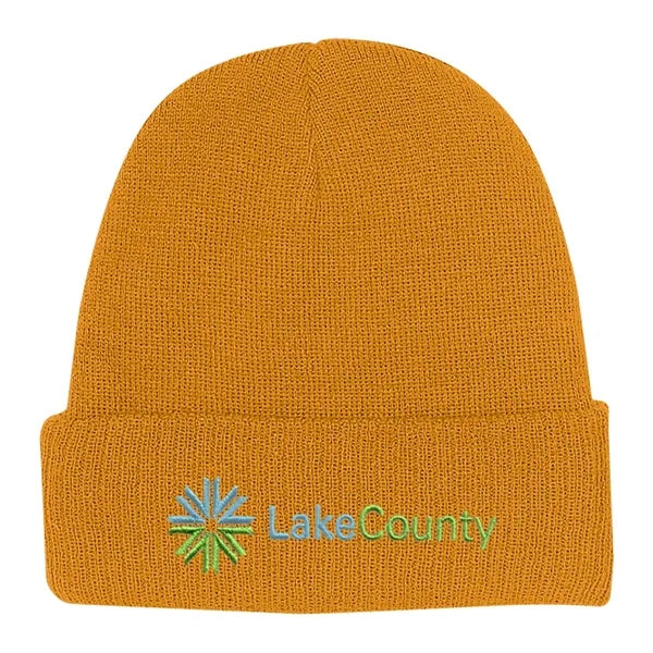 KNIT BEANIE WITH CUFF