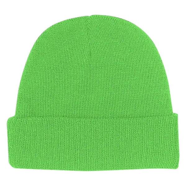 KNIT BEANIE WITH CUFF