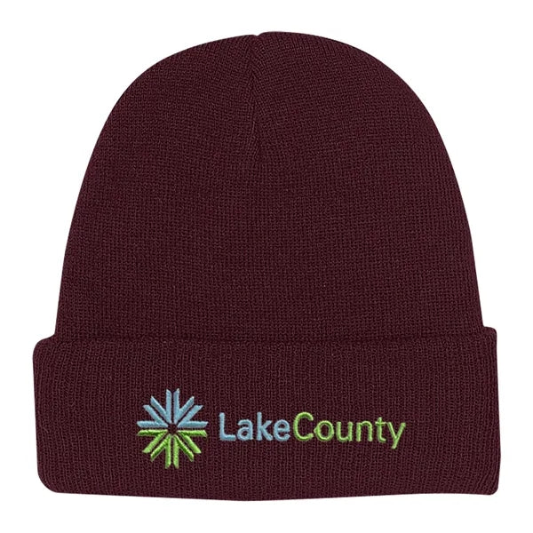 KNIT BEANIE WITH CUFF