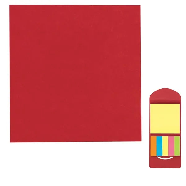 Sticky Notes And Flags In Pocket Case