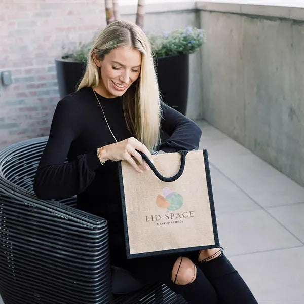 Escape Jute Tote Bag