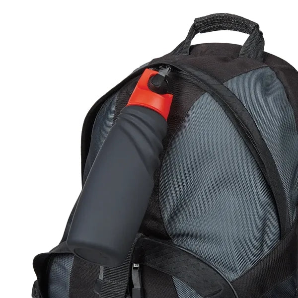 24 Oz. Matte Finish Crest Carabiner Sports Bottle