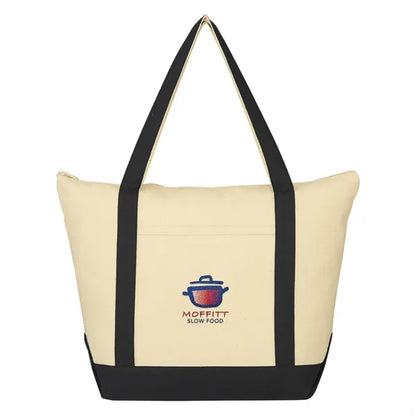 Folksy 12 Oz. Cotton Tote Bag