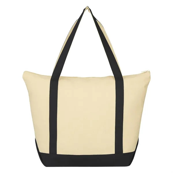 Folksy 12 Oz. Cotton Tote Bag
