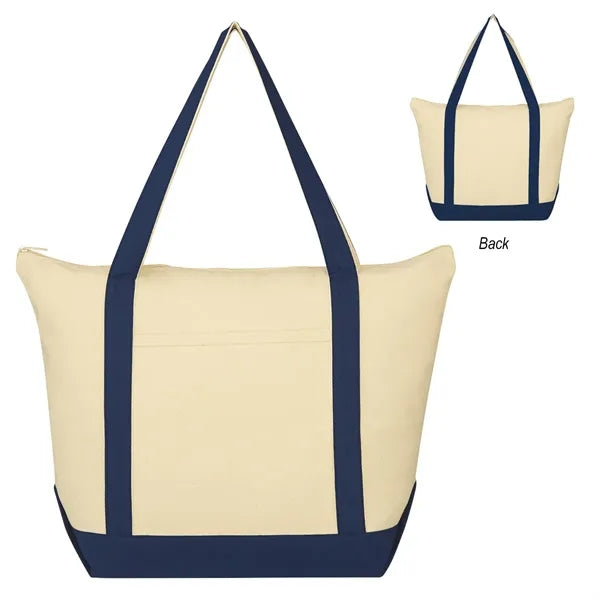 Folksy 12 Oz. Cotton Tote Bag
