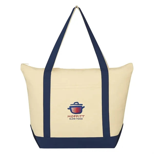 Folksy 12 Oz. Cotton Tote Bag
