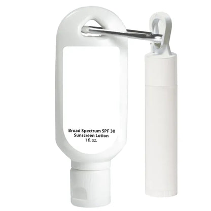 Kit: 1 oz. SPF30 Sunscreen Lotion with Carabiner and SPF1...