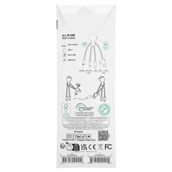 XOOPAR MR BIO ALL IN ONE CHARGING CABLE