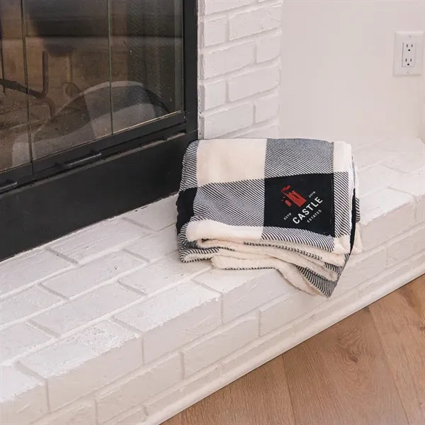 Buffalo Plaid Sherpa Blanket