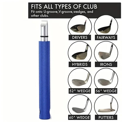 Golf Club Head Groove Cleaning Flat Knife