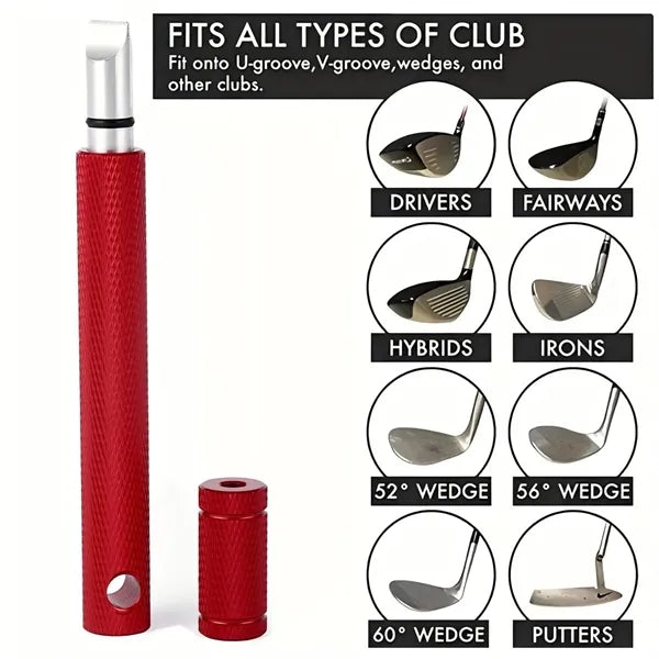 Golf Club Head Groove Cleaning Flat Knife