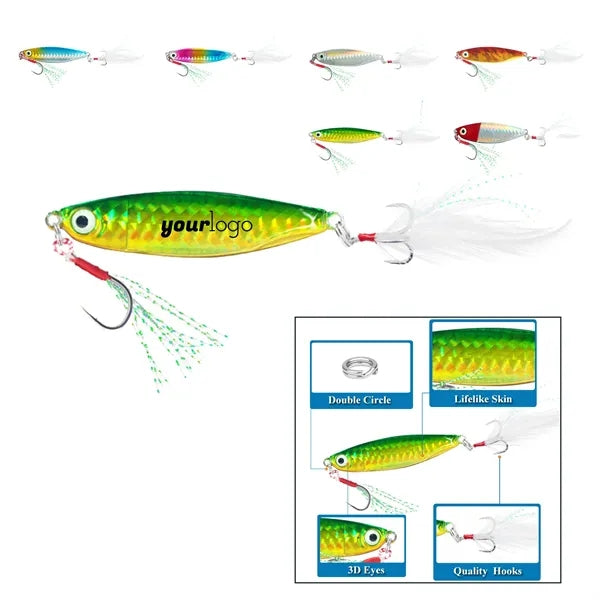 Fishing Iron Plate Glitter Bait