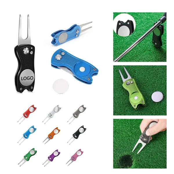 Foldable Golf Divot Tool