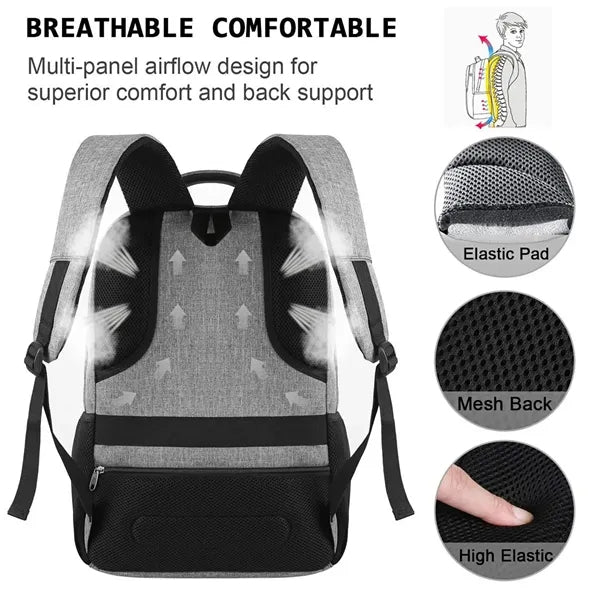 15.6" Laptop Backpack with USB Charging Port