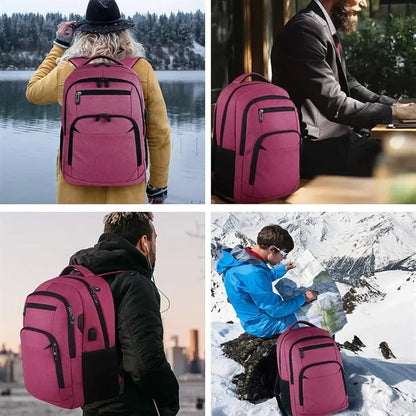 15.6" Laptop Backpack with USB Charging Port