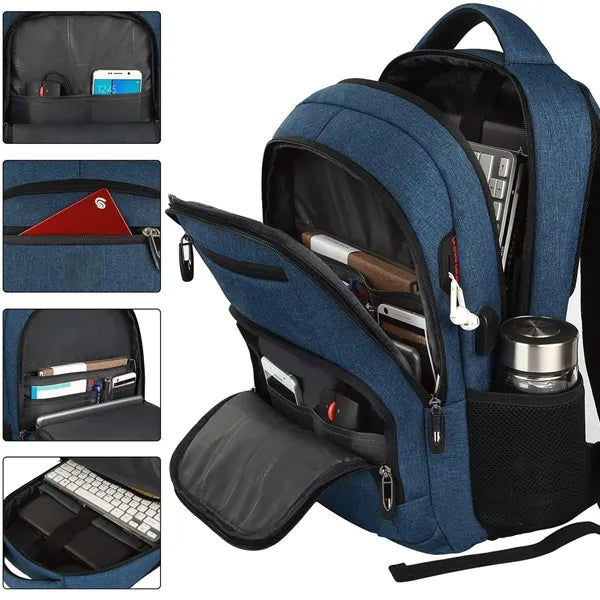 15.6" Laptop Backpack with USB Charging Port