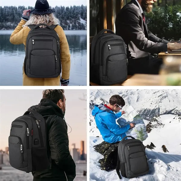 15.6" Laptop Backpack with USB Charging Port