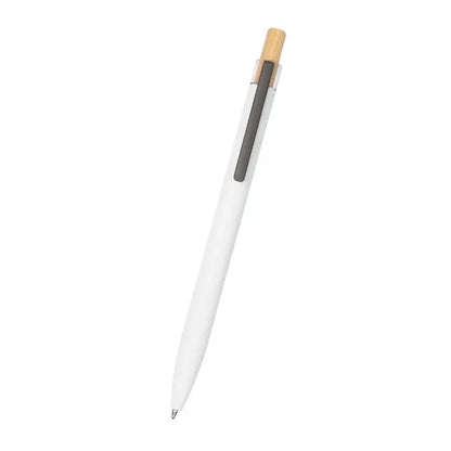 Recycled Aluminum Pen With Bamboo Plunger