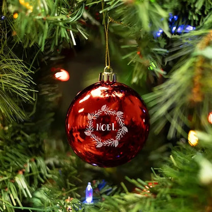 Chrome Round Disk Ornament
