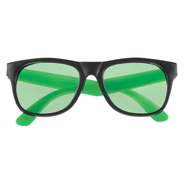 Tinted Lenses Rubberized Sunglasses