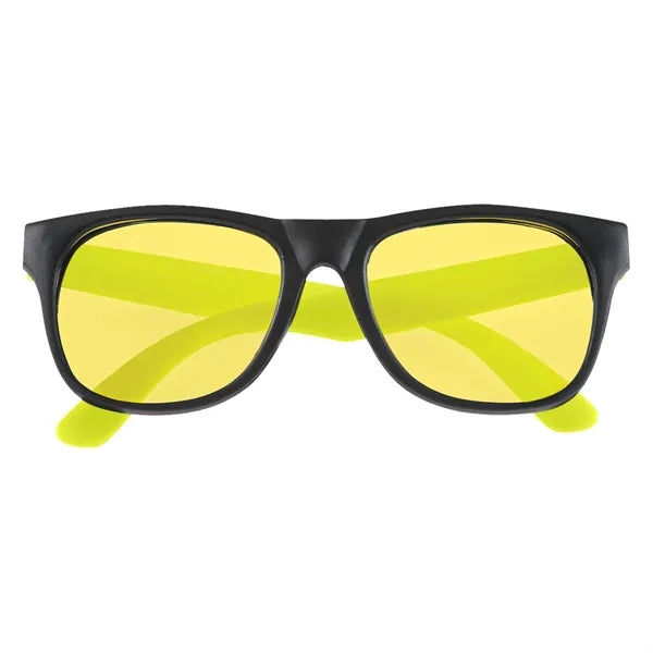 Tinted Lenses Rubberized Sunglasses